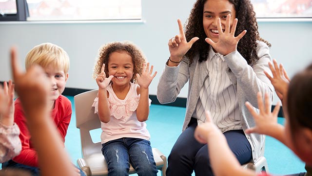 nursery-children-and teacher-640×360 Nursery children and teacher